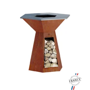 Brasero-plancha Festin 105 Corten — Hexagone