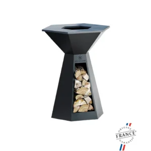 Brasero-plancha Agape 85 Noir — Hexagone