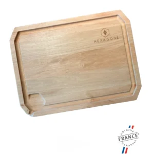 Planche à découper Charme — bois de fil — Hexagone