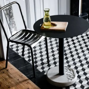 Donut round  Table de bistro